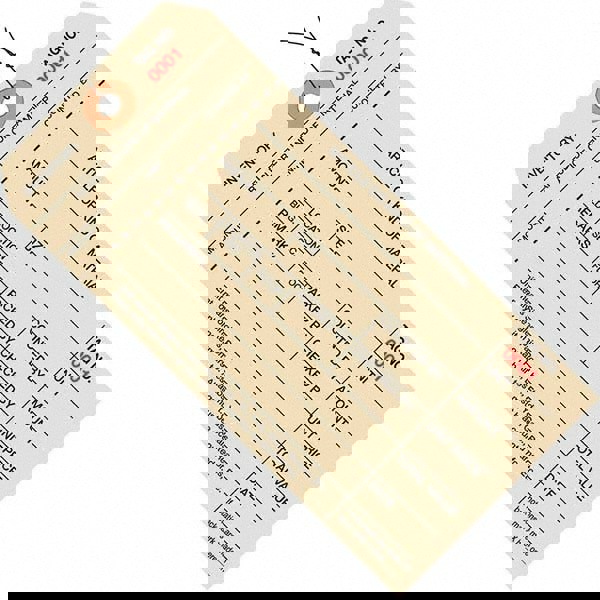 Inspection Tag: Cardstock